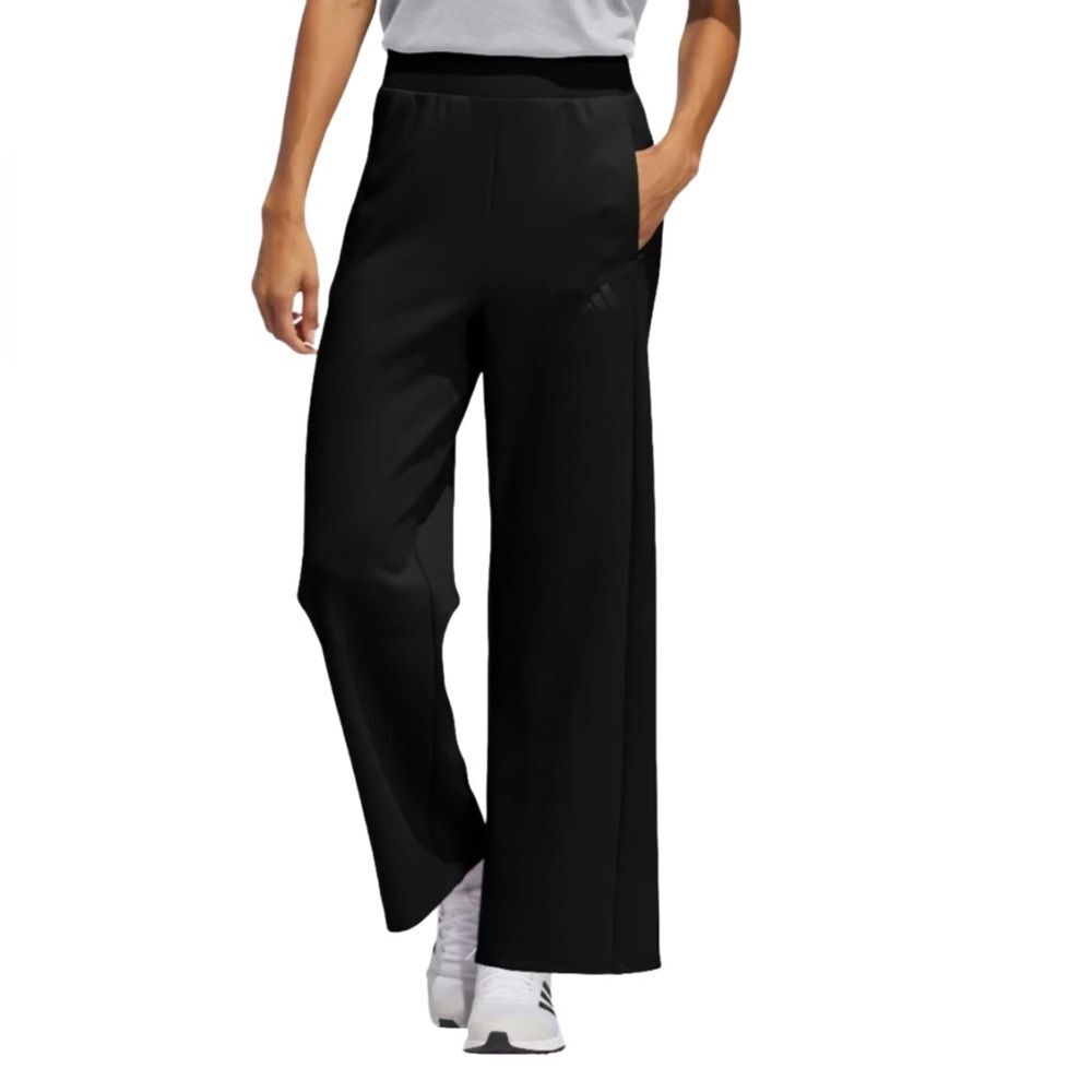NWT Adidas Black Active Wide Leg Pants Size S